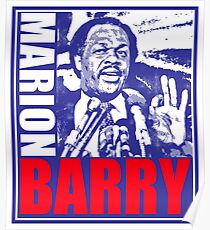 MARION BARRY Poster