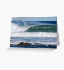 Coal Ships Off Bar Beach NSW Greeting Card