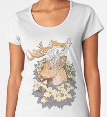 Nicht typischer blauer Quarz Buck Frauen Premium T-Shirts