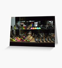 Colourful Shoes Greeting Card