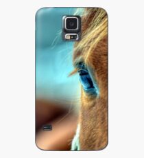 Pferd Auge Hülle & Klebefolie für Samsung Galaxy