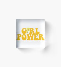 GIRL POWER - Stil 2 Acrylblock