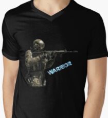 WARRIOR OF GAME !!! T-shirt col V homme