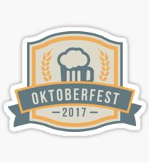 OKTOBERFEST 2017 Beer Drinking Party Theme Design Sticker