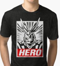 Boku No Hero Academia - All Might Tri-blend T-Shirt
