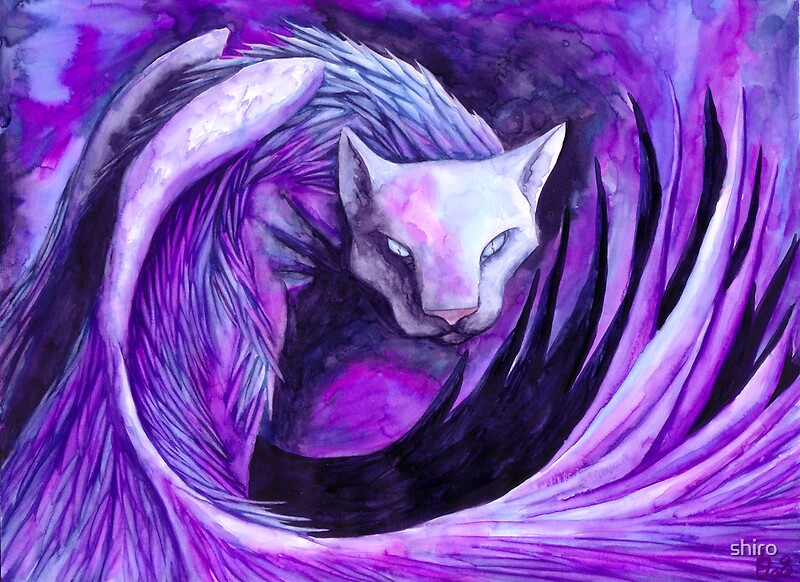 "Spiritcat" by shiro Redbubble