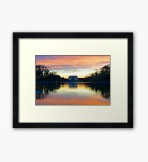 Lincoln Memorial Sunset Framed Print