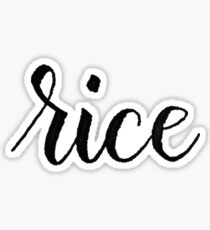 Rice University Sticker