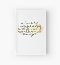 Book Thief - Words Hardcover Journal