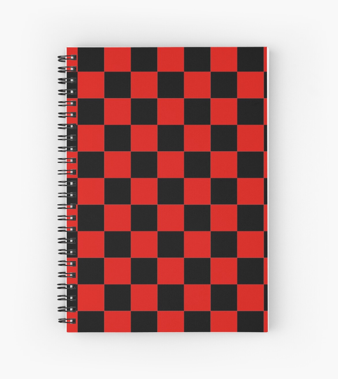 red and black checkerboard