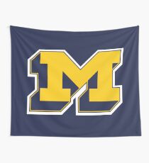 Tela decorativa Michigan 3D Block M