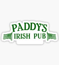 paddy irish pub Sticker