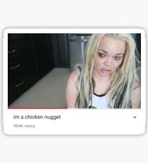 i'm a chicken nugget Sticker