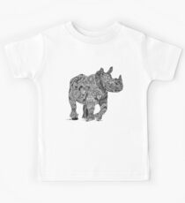 Rhinolicious Zentangle Doodle Kids Tee