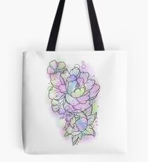 Watercolour Flowers Tote Bag