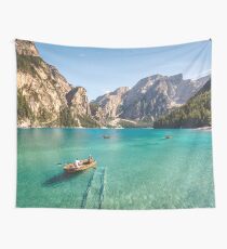 Tela decorativa Vive la aventura - Lago Di Braies XIX