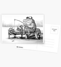 Fishing Buddies Postcards