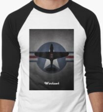 Curtiss P-40 Warhawk USAF Men's Baseball ¾ T-Shirt