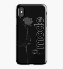 Mode Rose Black iPhone Case/Skin