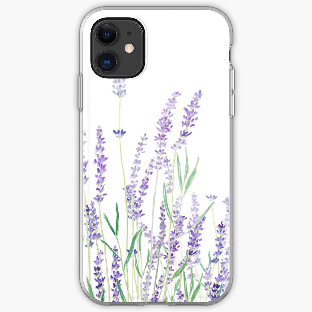 purple lavender iPhone Case & Cover