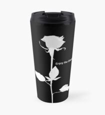 Enjoy the Silence style Rose white Travel Mug