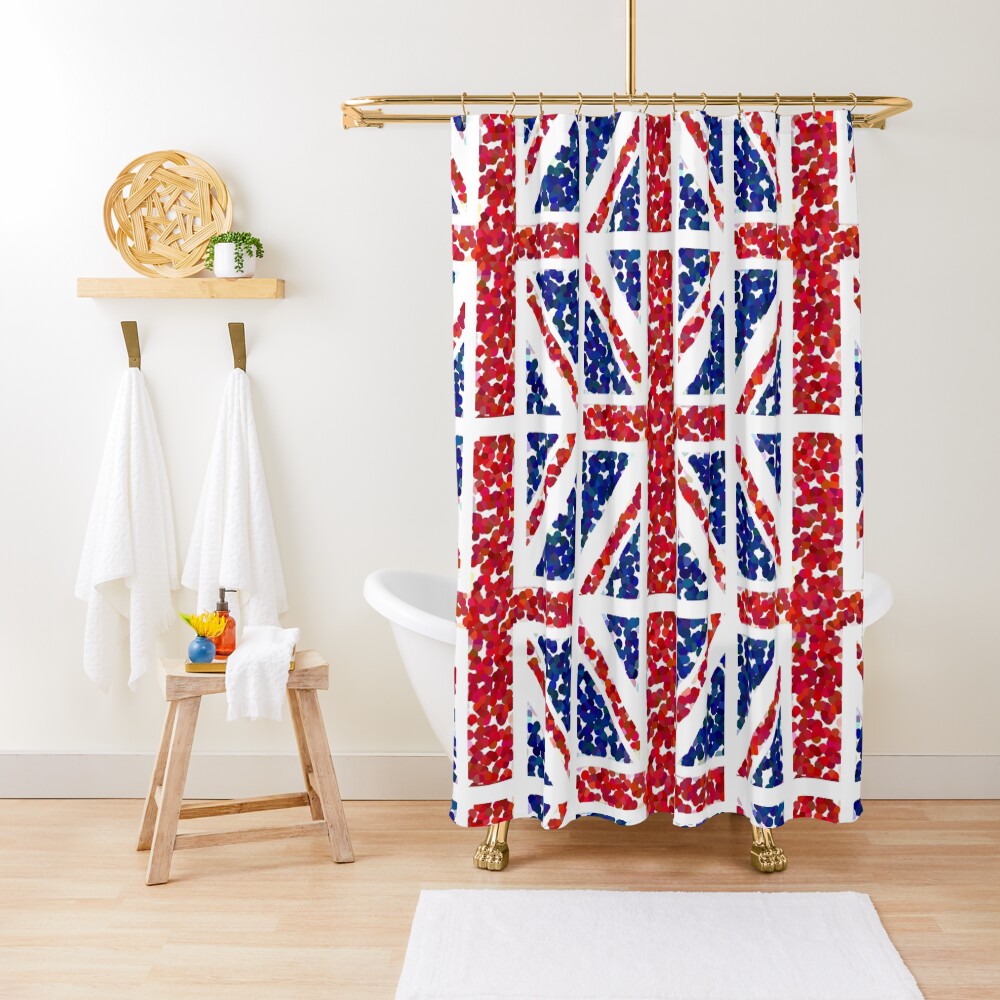 Bling Union Jack Pointillize Cool Britannia Blighty Uk Gb