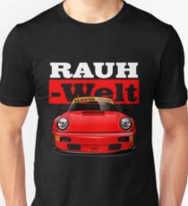 Rauh Welt Begriff Red Big Unisex T-Shirt