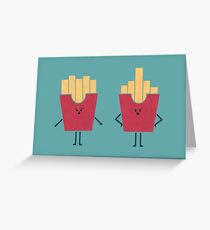 Middle Fry Greeting Card