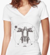 The Dude Women's Fitted V-Neck T-Shirt