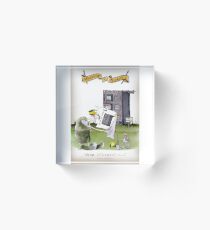 Funny Yorkshire Builder Acrylic Block