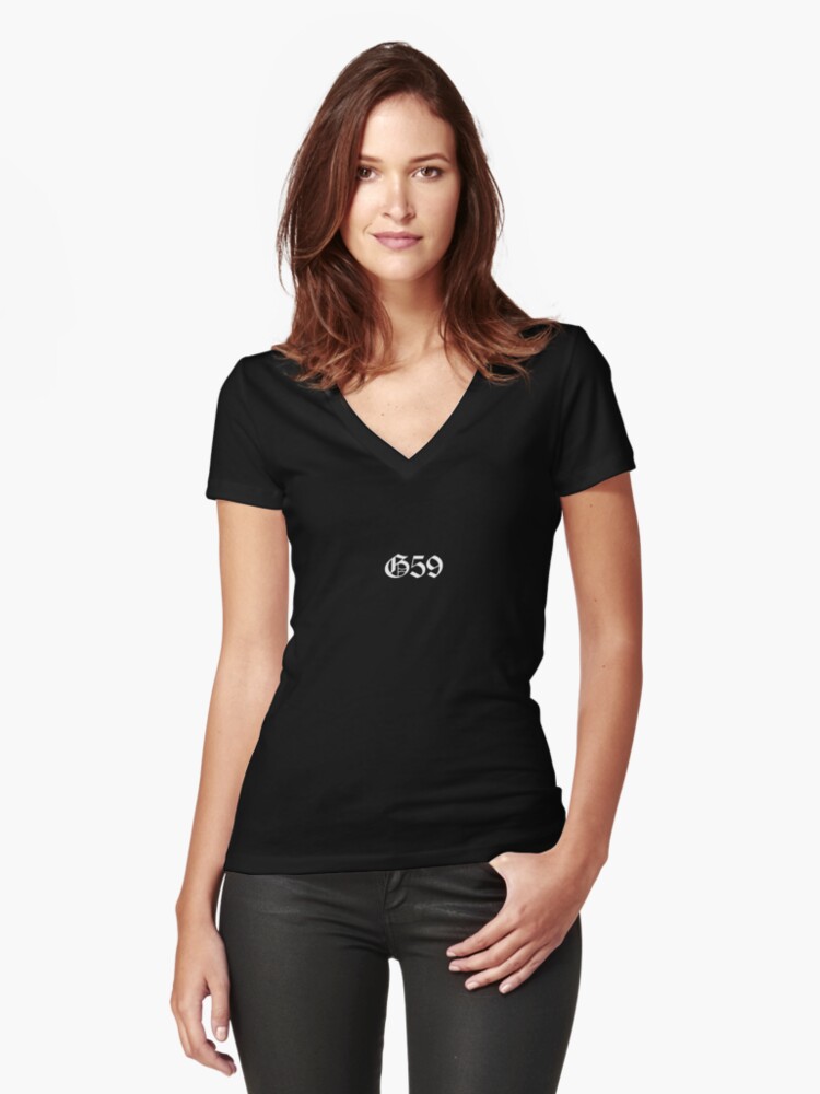 Download "G59 merchandise" Women's Fitted V-Neck T-Shirt by dishess ...