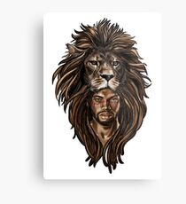 Man Lion Metal Print