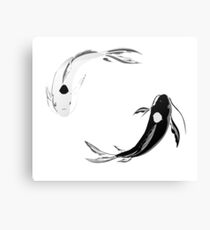 Yin Yang Koi - Avatar Canvas Print