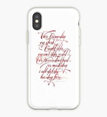 Vær frimodig og sterk iPhone Case