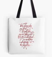 Vær frimodig og sterk Tote Bag