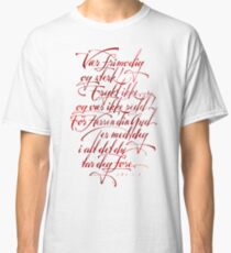 Vær frimodig og sterk Classic T-Shirt