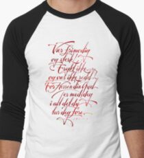 Vær frimodig og sterk Men's Baseball ¾ T-Shirt