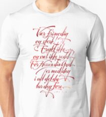 Vær frimodig og sterk Slim Fit T-Shirt