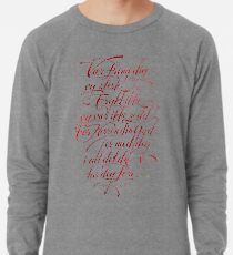 Vær frimodig og sterk Lightweight Sweatshirt