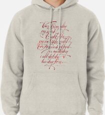 Vær frimodig og sterk Pullover Hoodie