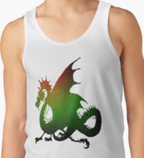 Green Moire Dragon Men's Tank Top