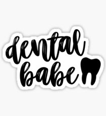 Dental Babe Sticker
