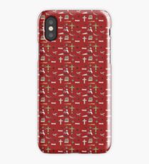buffy pattern iPhone Case