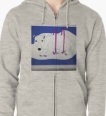 Comedy polar bear, Polar Bear doing hula hoops. Kapuzenjacke