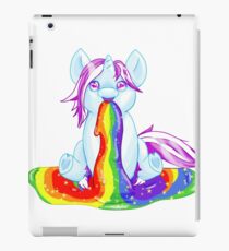 Unicorn Barfing Rainbow iPad Case/Skin