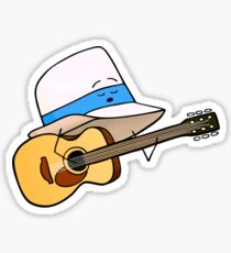Fedora Crooner Sticker