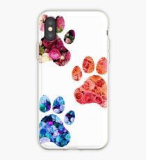 Vinilo o funda para iPhone Rose Paw Print Trio