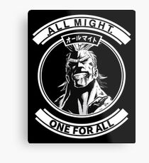 all might hero academia Metal Print
