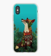 floral fox iPhone Case
