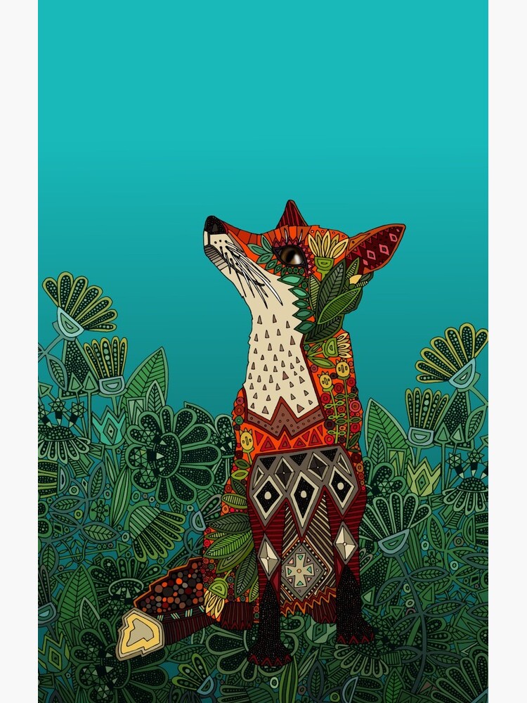 floral fox by scrummy